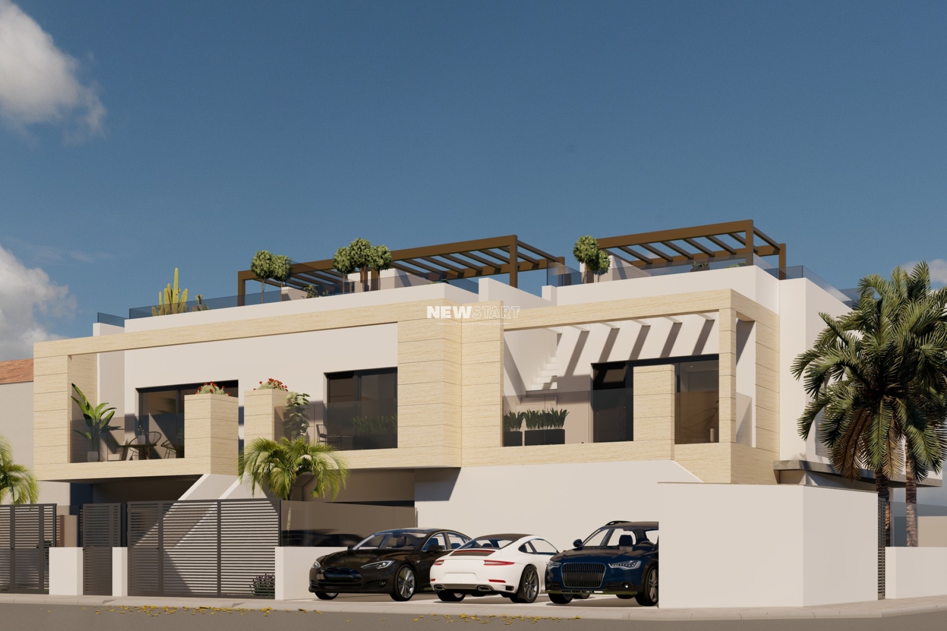 Nieuwbouw Woningen - Gelijkvloerse bungalow - San Pedro del Pinatar