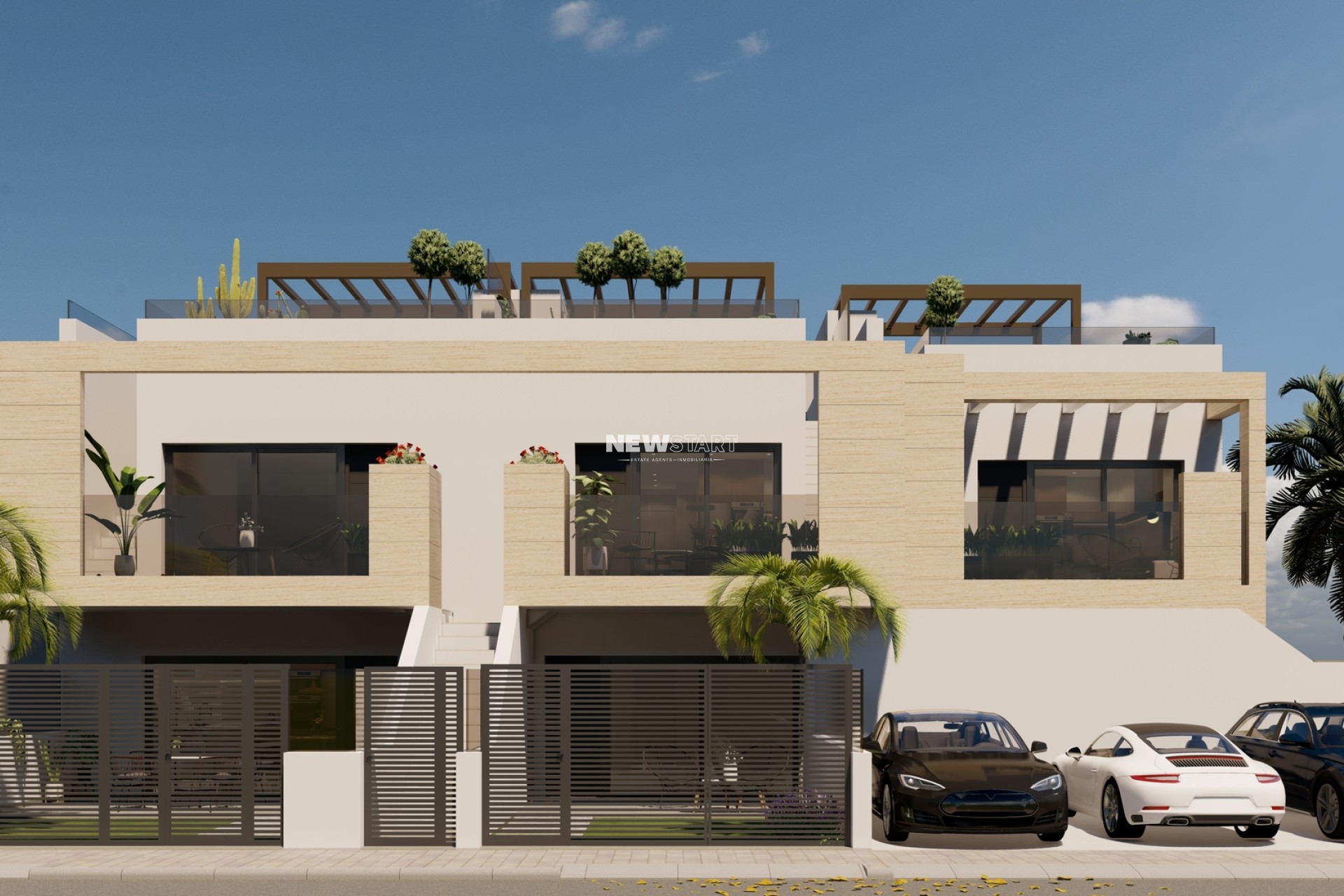 Nieuwbouw Woningen - Gelijkvloerse bungalow - San Pedro del Pinatar