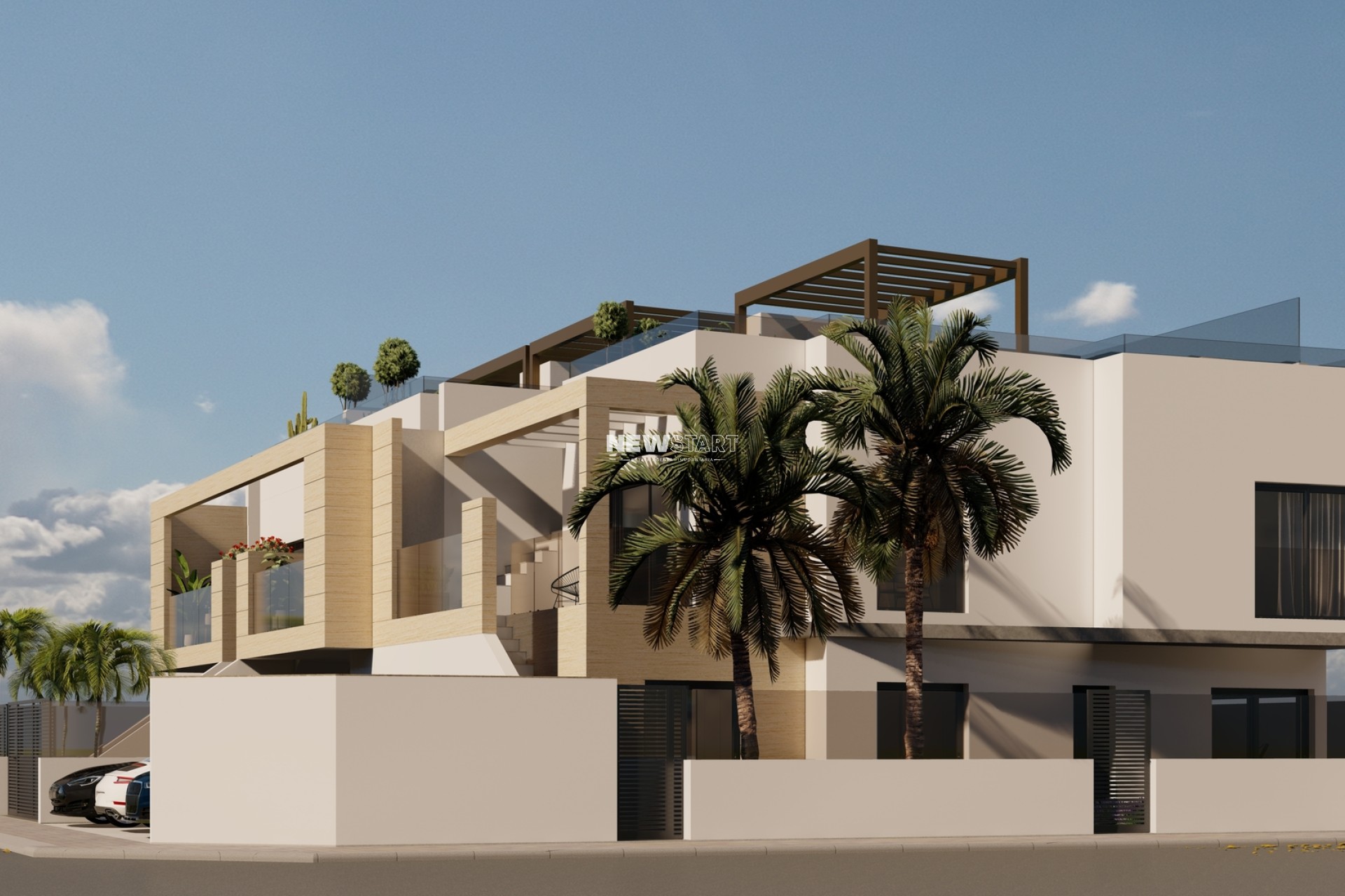Nieuwbouw Woningen - Gelijkvloerse bungalow - San Pedro del Pinatar