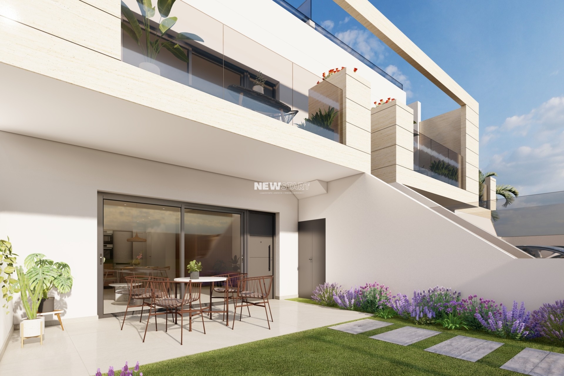 Nieuwbouw Woningen - Gelijkvloerse bungalow - San Pedro del Pinatar