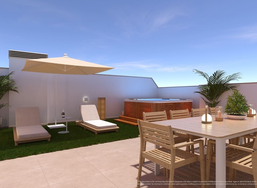 Nieuwbouw Woningen - Gelijkvloerse bungalow - Torre de la Horadada