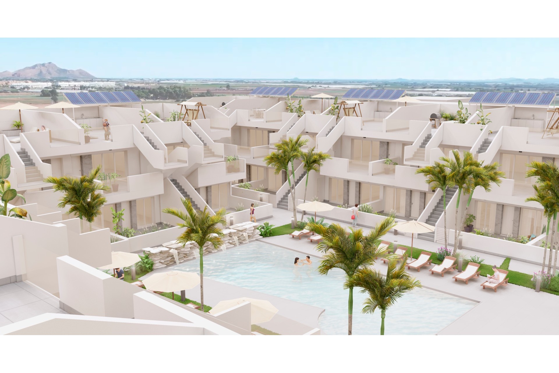 Nieuwbouw Woningen - Gelijkvloerse bungalow - Torre-Pacheco