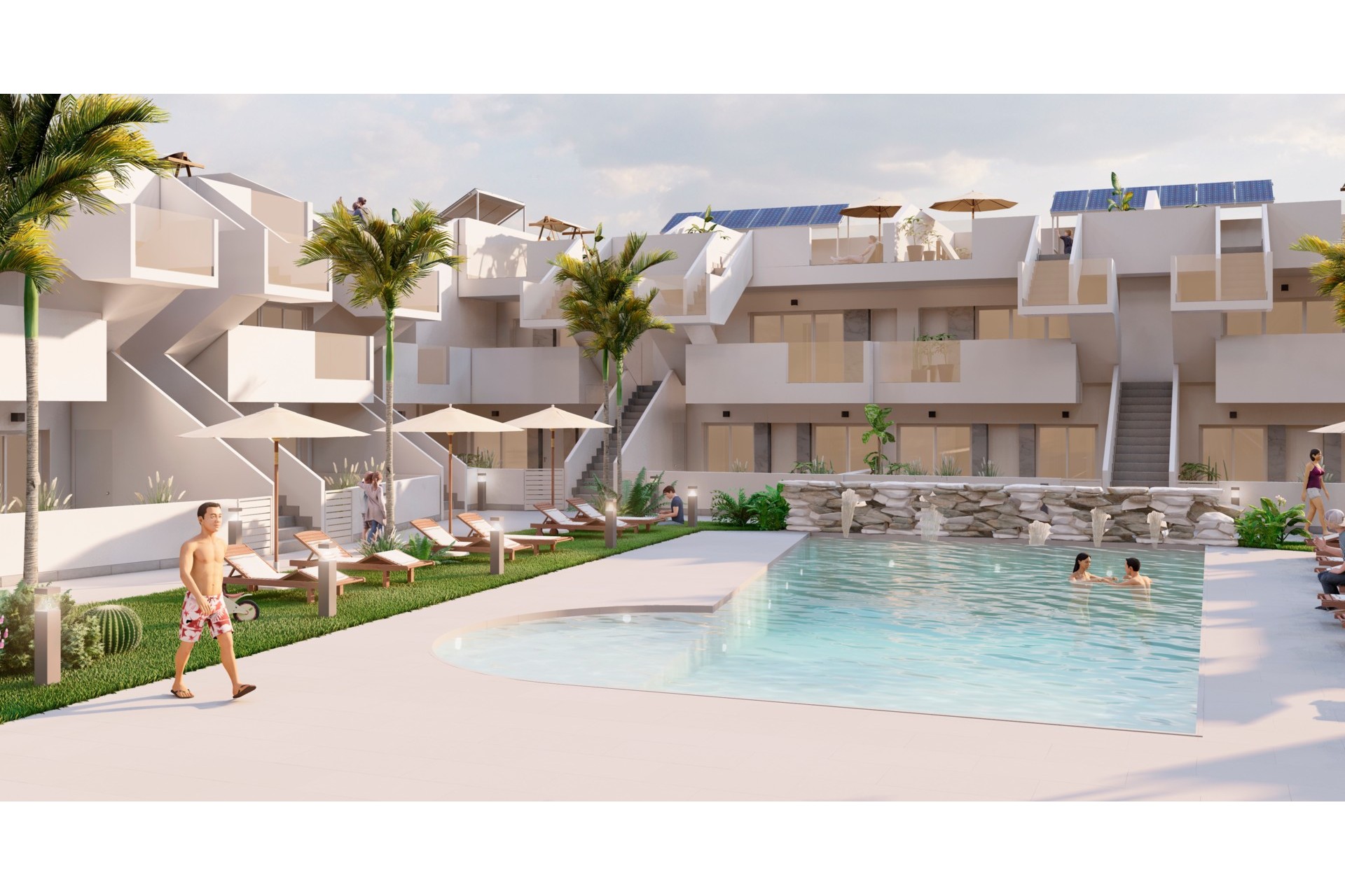 Nieuwbouw Woningen - Gelijkvloerse bungalow - Torre-Pacheco