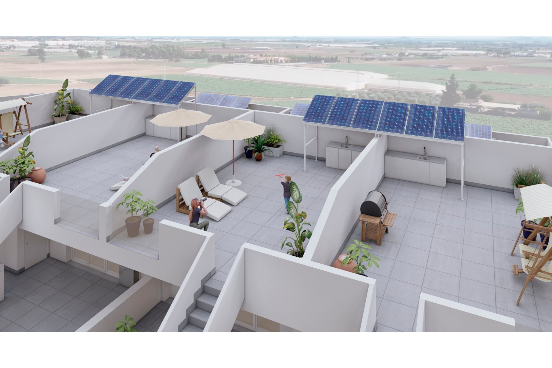 Nieuwbouw Woningen - Gelijkvloerse bungalow - Torre-Pacheco