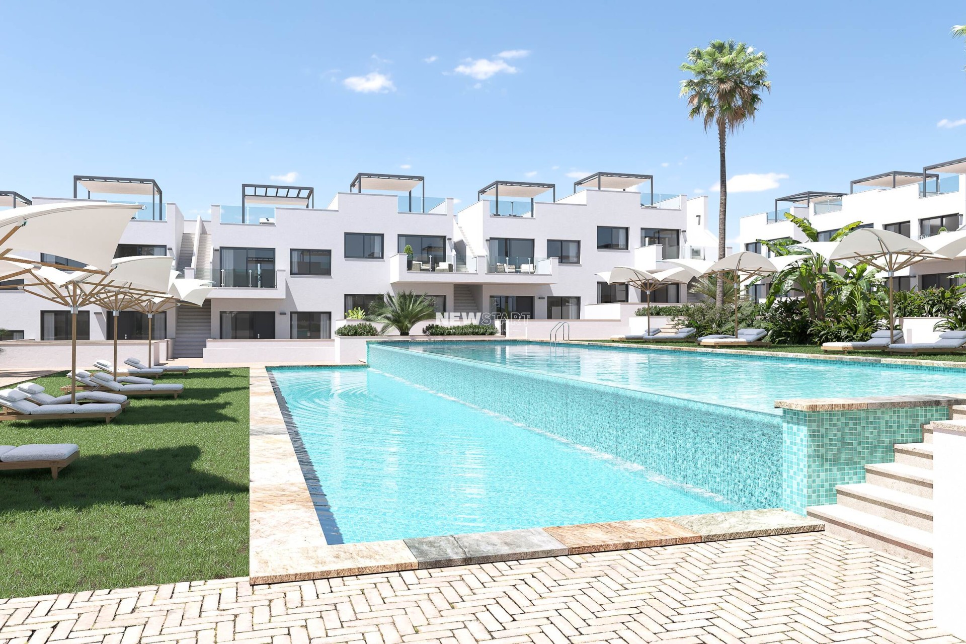 Nieuwbouw Woningen - Gelijkvloerse bungalow - Torrevieja