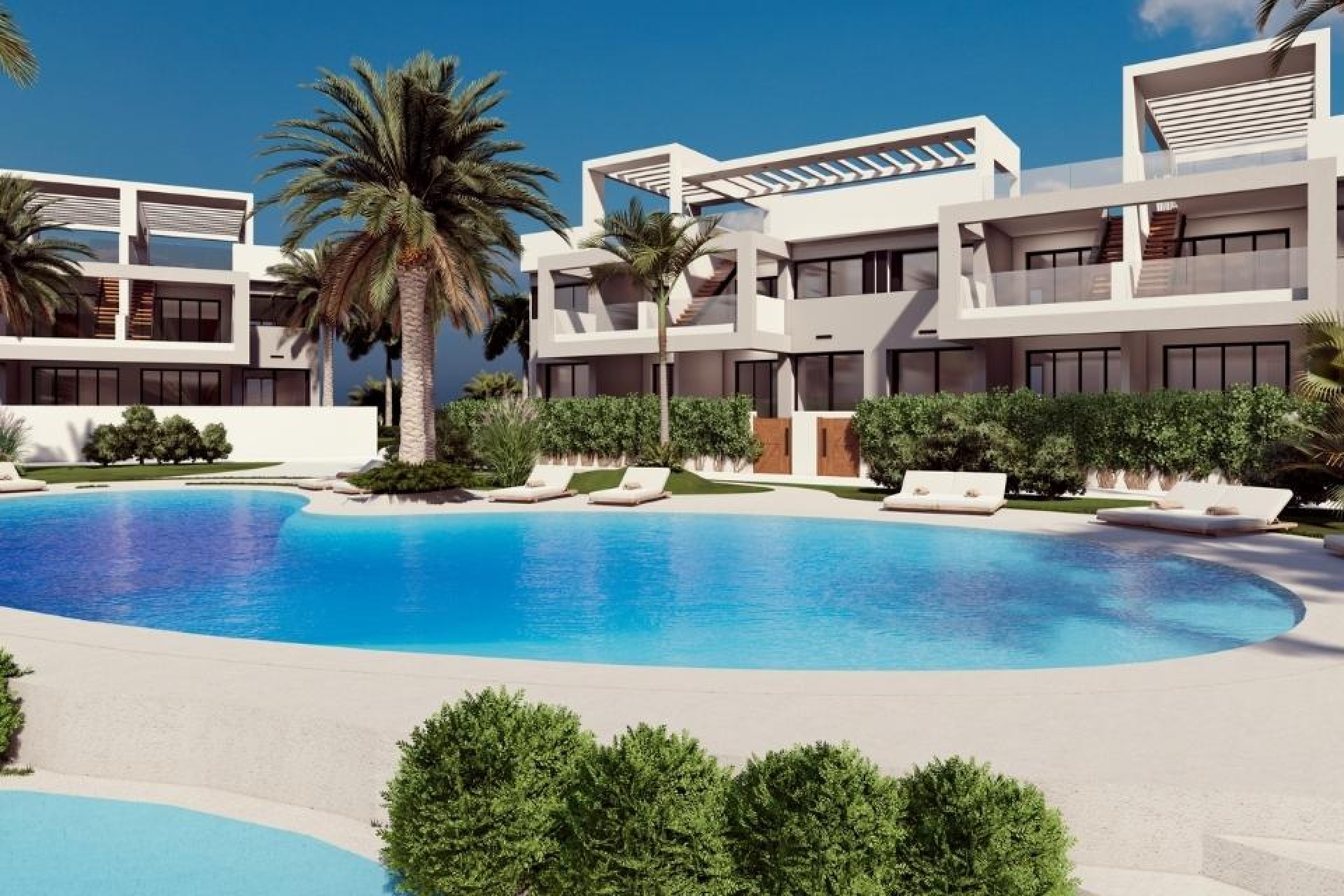 Nieuwbouw Woningen - Gelijkvloerse bungalow - Torrevieja