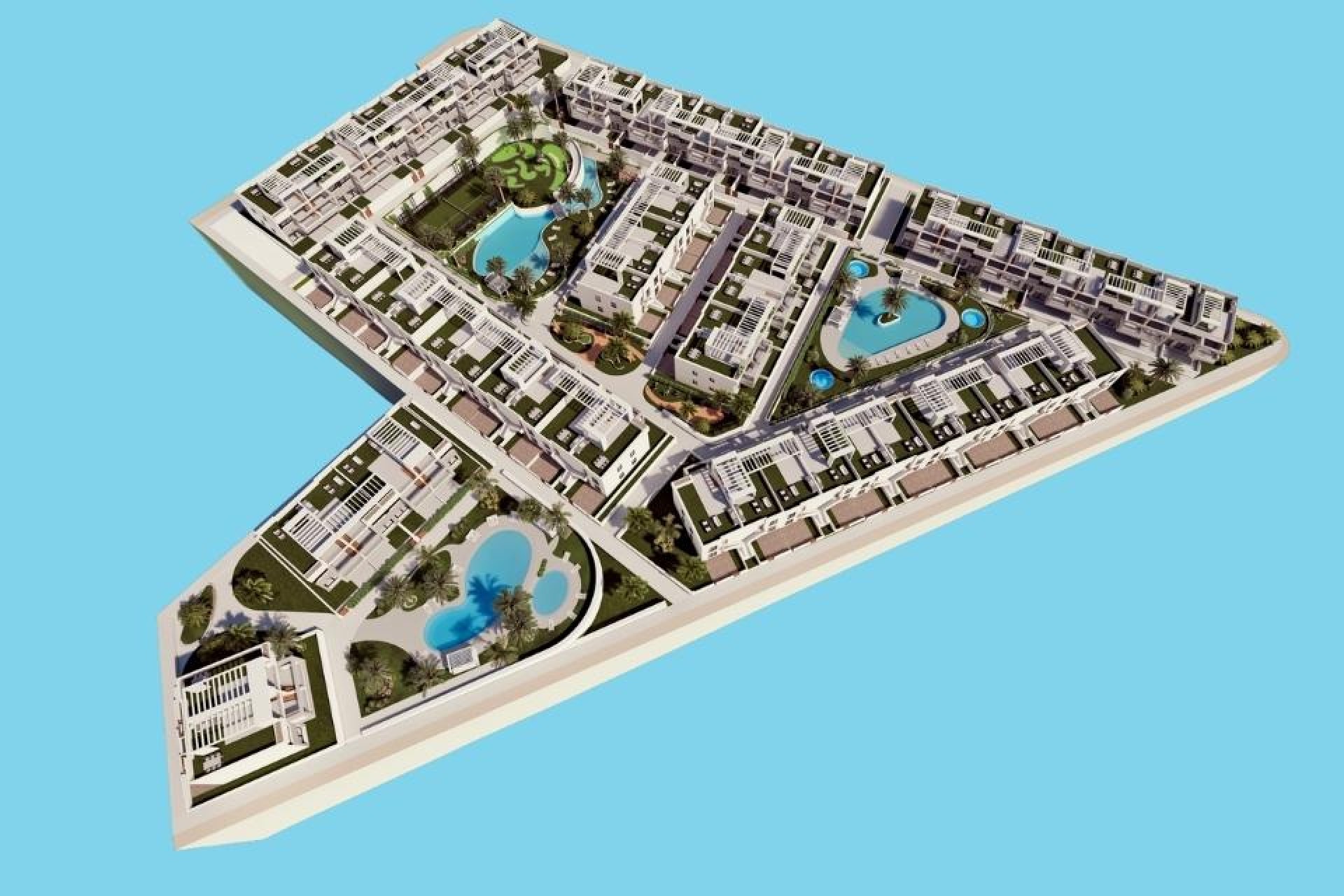 Nieuwbouw Woningen - Gelijkvloerse bungalow - Torrevieja