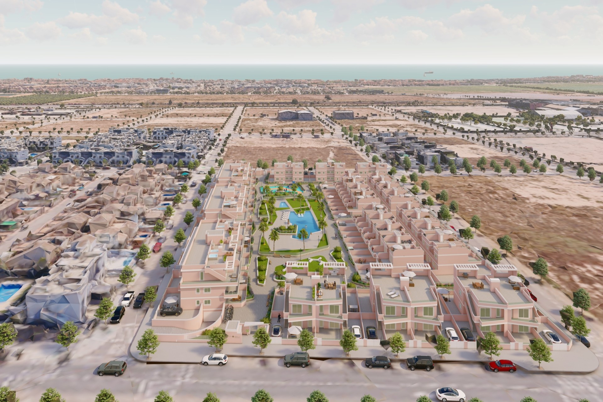 Nieuwbouw Woningen - Terrasvormig - Pilar de la Horadada