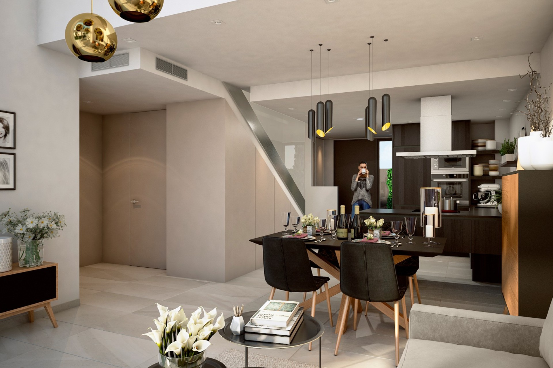 Nieuwbouw Woningen - Twee-onder-een-kapwoning - Algorfa - La Finca Golf