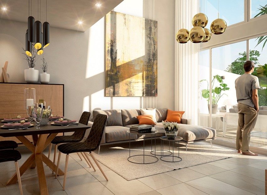 Nieuwbouw Woningen - Twee-onder-een-kapwoning - Algorfa - La Finca Golf