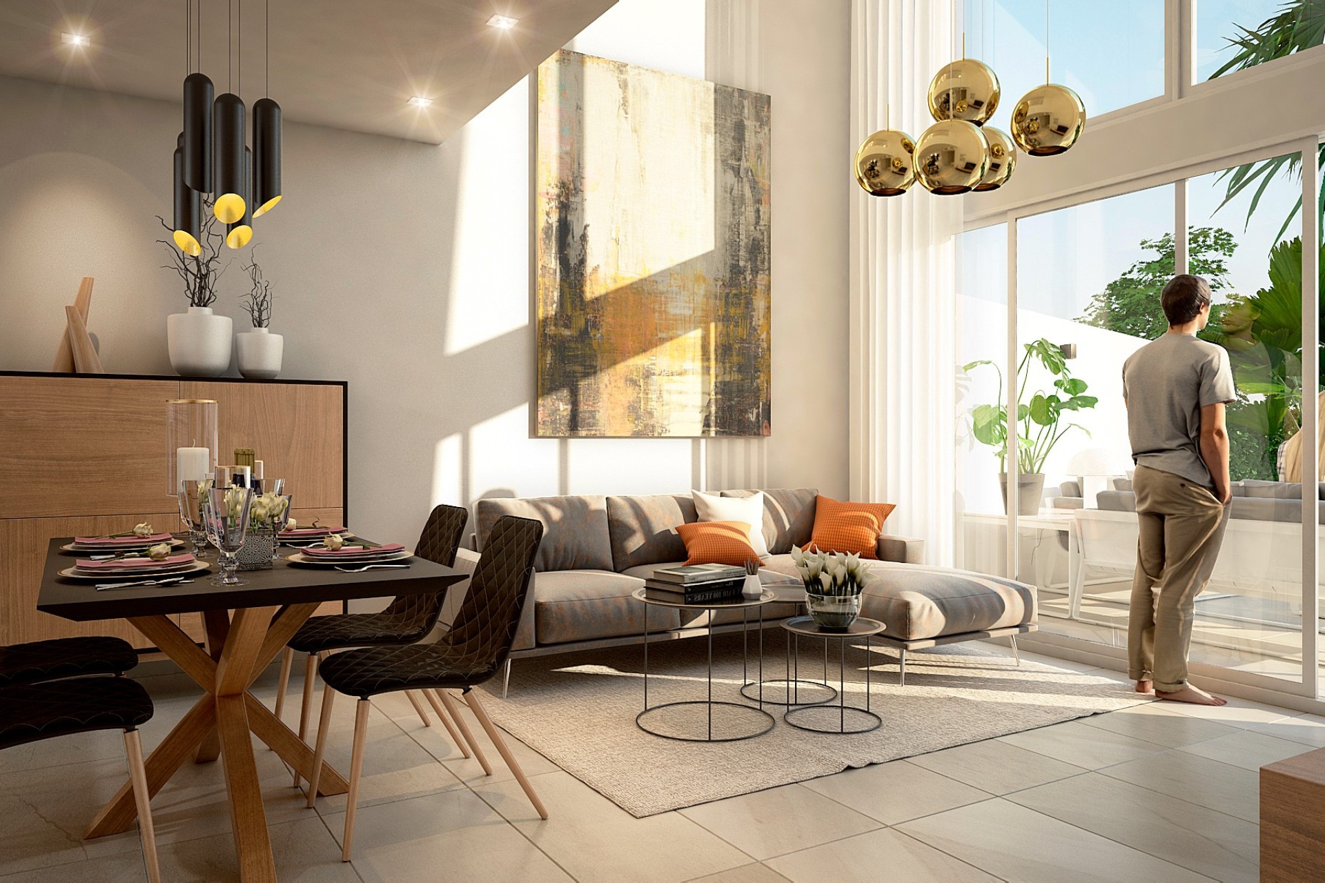 Nieuwbouw Woningen - Twee-onder-een-kapwoning - Algorfa - La Finca Golf