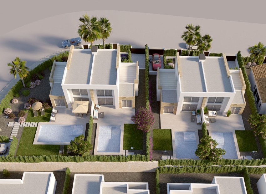 Nieuwbouw Woningen - Twee-onder-een-kapwoning - Algorfa - La Finca Golf
