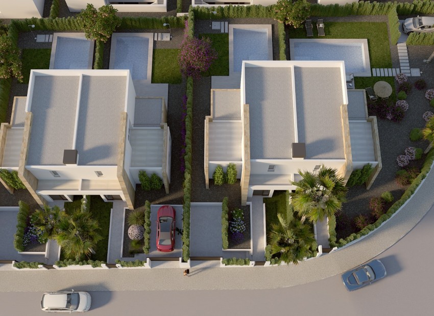 Nieuwbouw Woningen - Twee-onder-een-kapwoning - Algorfa - La Finca Golf