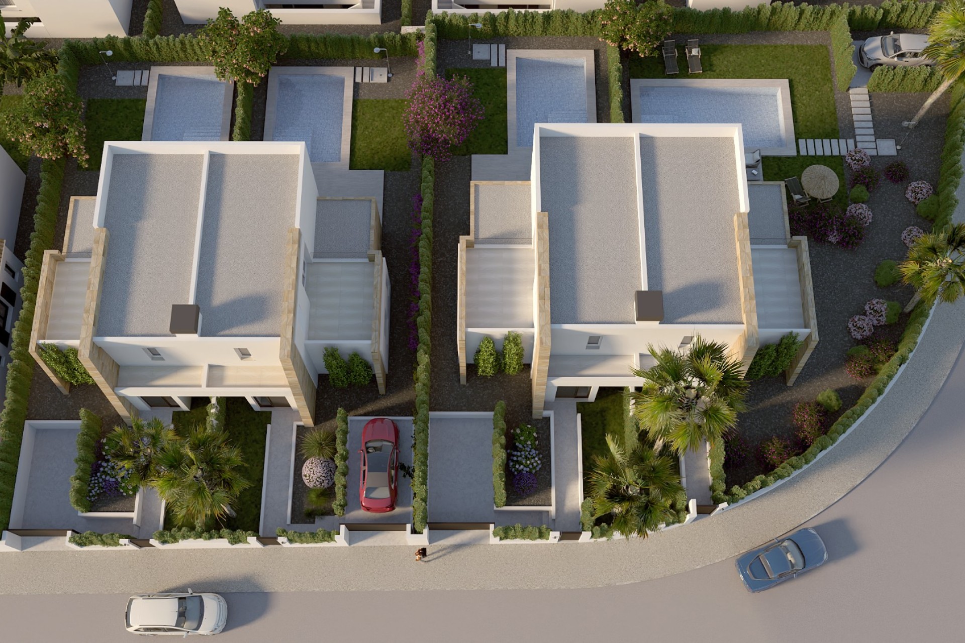 Nieuwbouw Woningen - Twee-onder-een-kapwoning - Algorfa - La Finca Golf