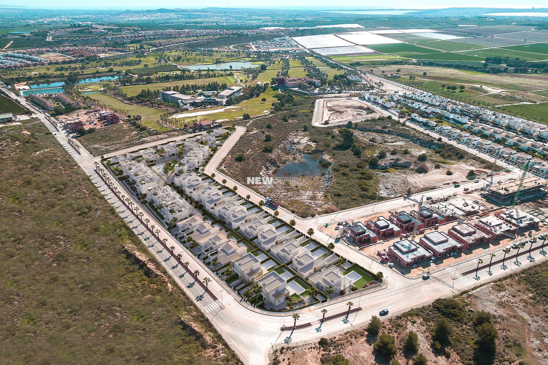 Nieuwbouw Woningen - Twee-onder-een-kapwoning - Algorfa