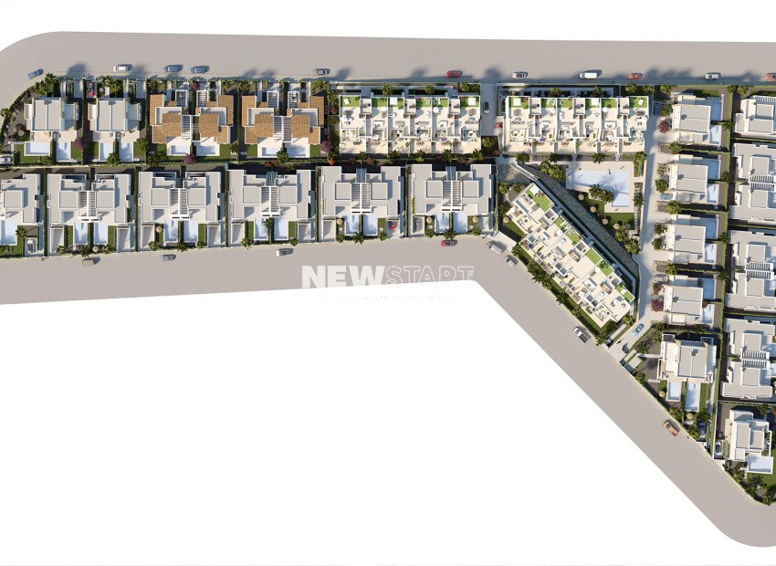 Nieuwbouw Woningen - Twee-onder-een-kapwoning - Algorfa