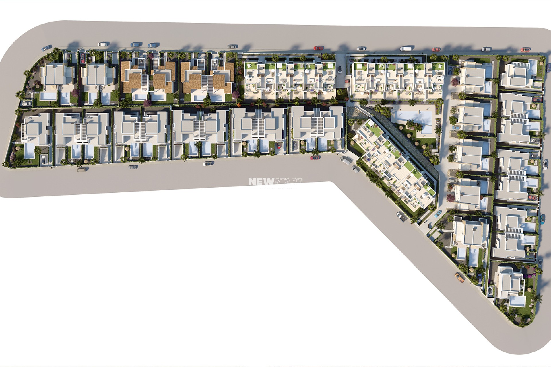 Nieuwbouw Woningen - Twee-onder-een-kapwoning - Algorfa