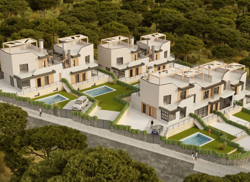 Nieuwbouw Woningen - Twee-onder-een-kapwoning - Polop