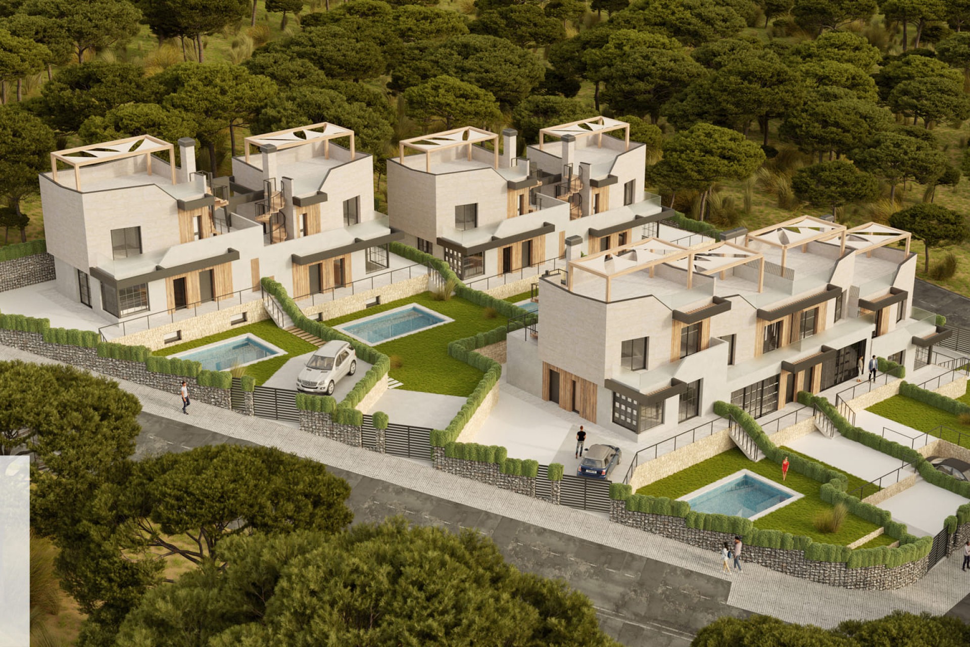 Nieuwbouw Woningen - Twee-onder-een-kapwoning - Polop