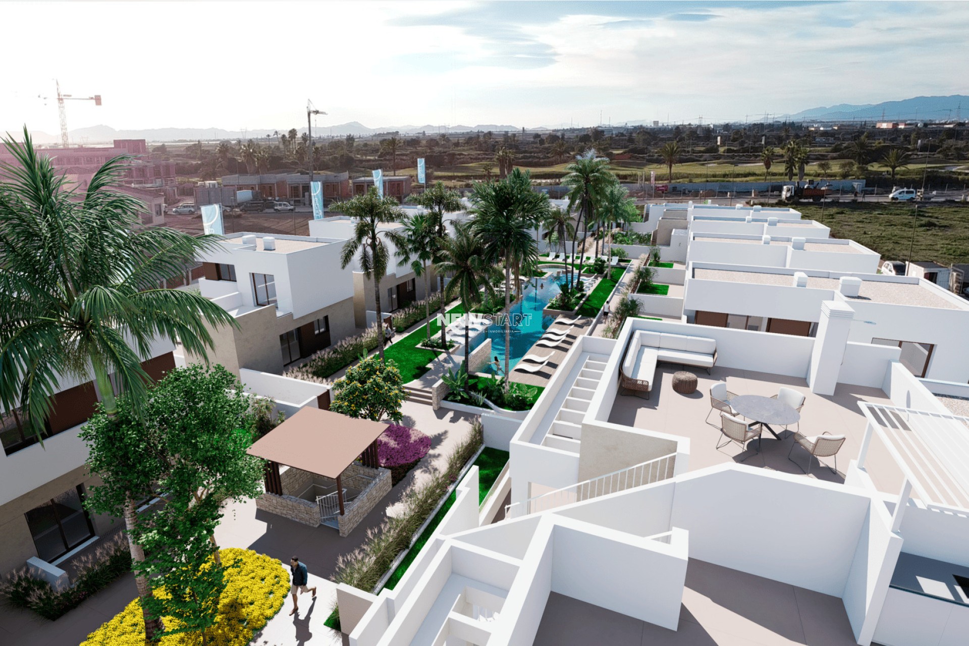 Nouvelle construction - Bungalow élevé - Los Alcázares