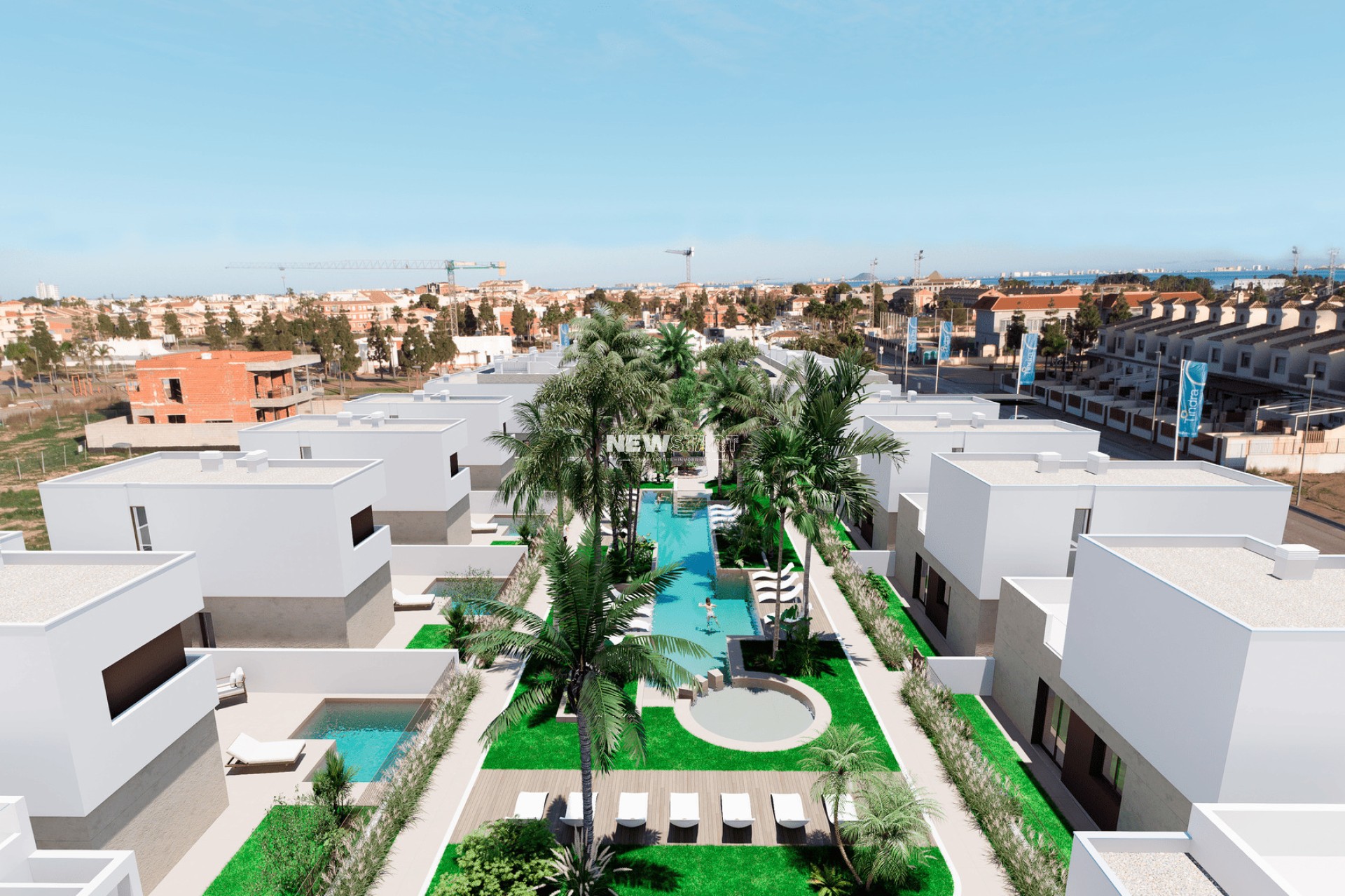 Nouvelle construction - Bungalow élevé - Los Alcázares