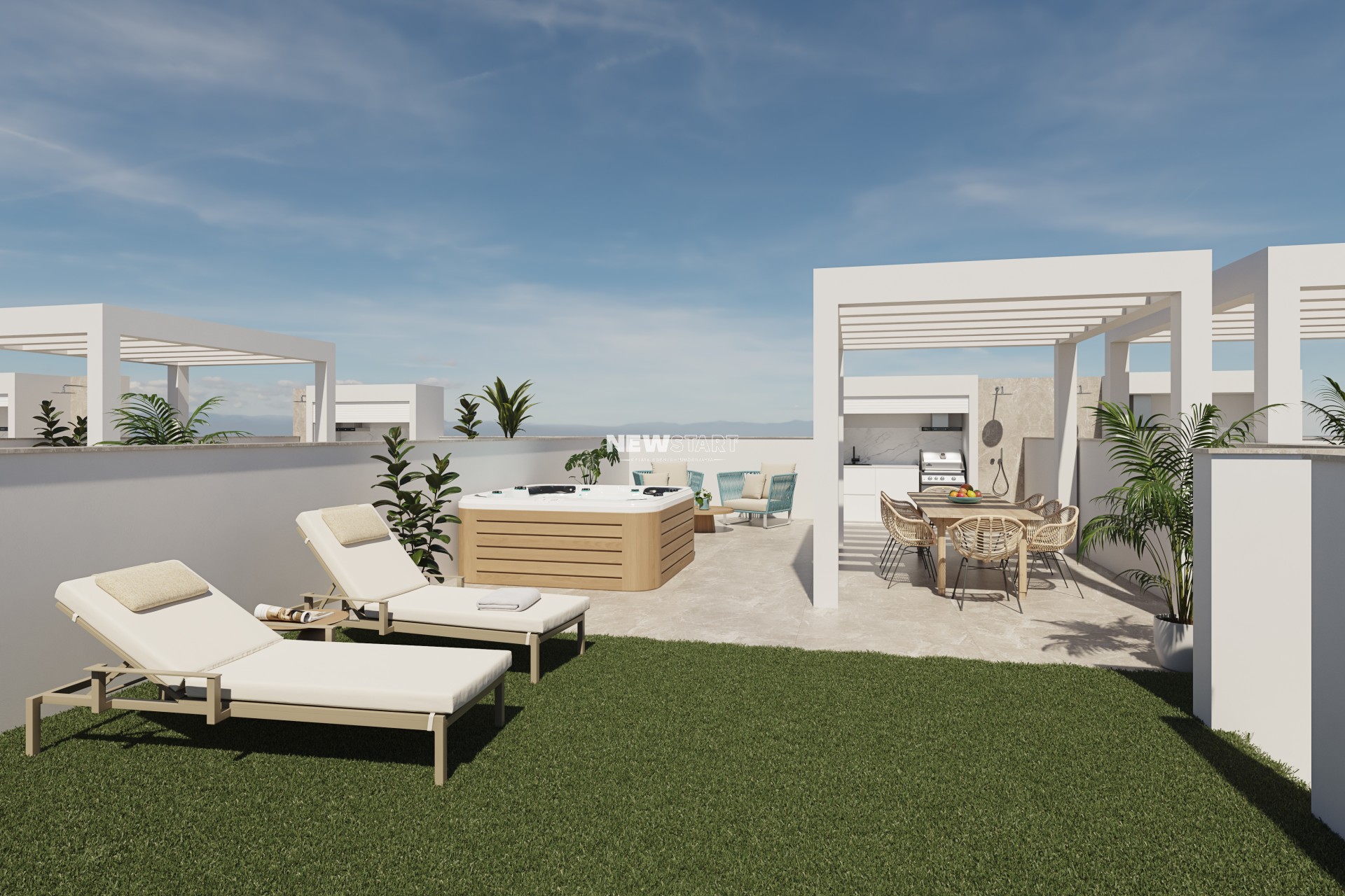 Nouvelle construction - Bungalow élevé - Pilar de la Horadada