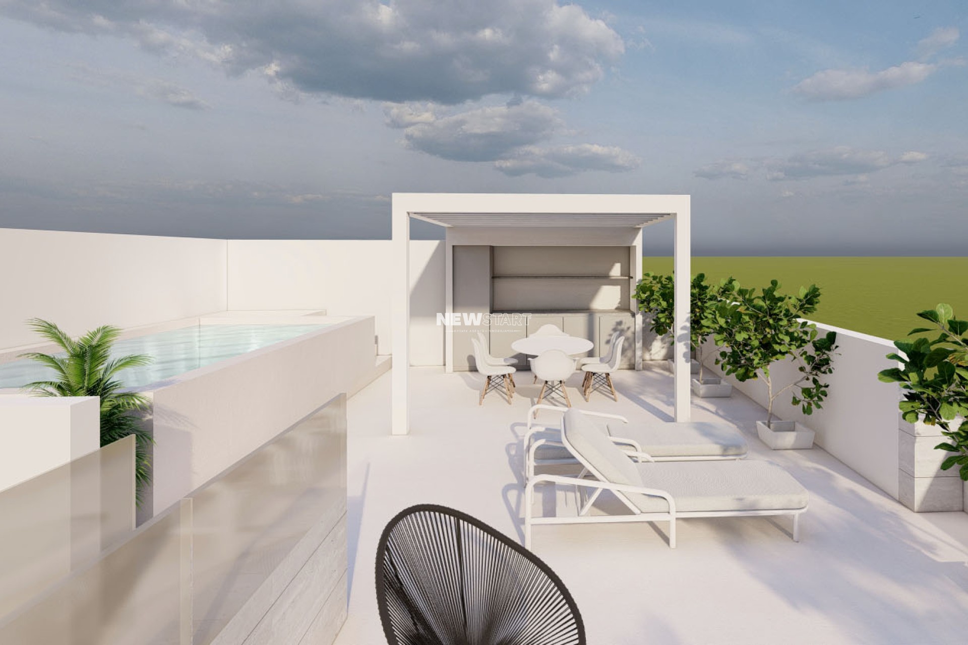 Nouvelle construction - Bungalow élevé - Pilar de la Horadada