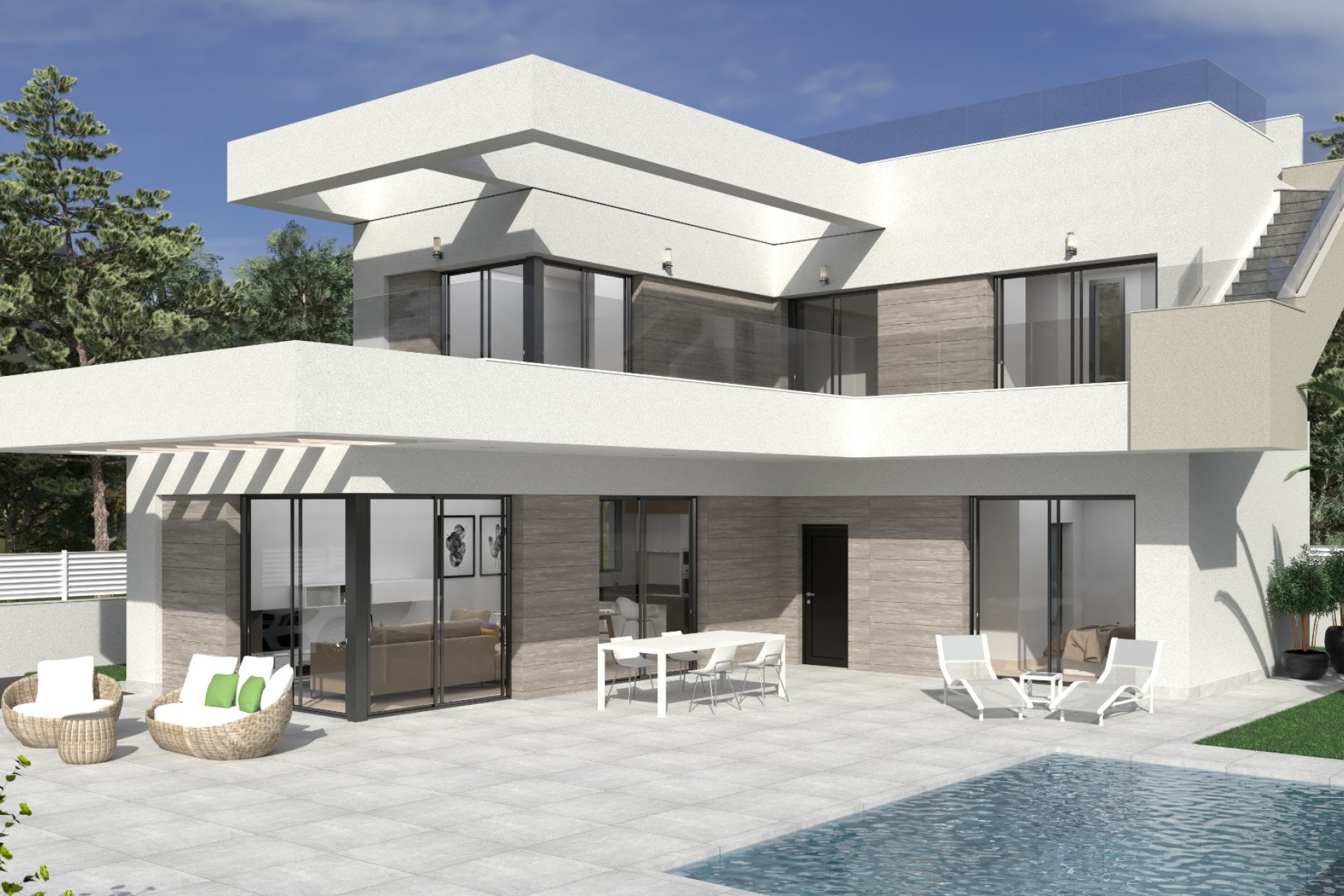 Nybyggnation - Fristående villa - La Marina - Urb. La Marina