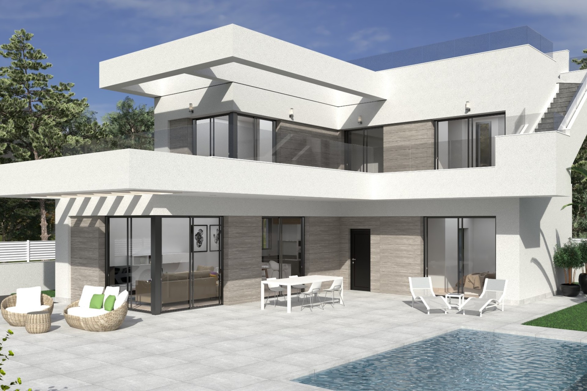 Nybyggnation - Fristående villa - La Marina - Urb. La Marina