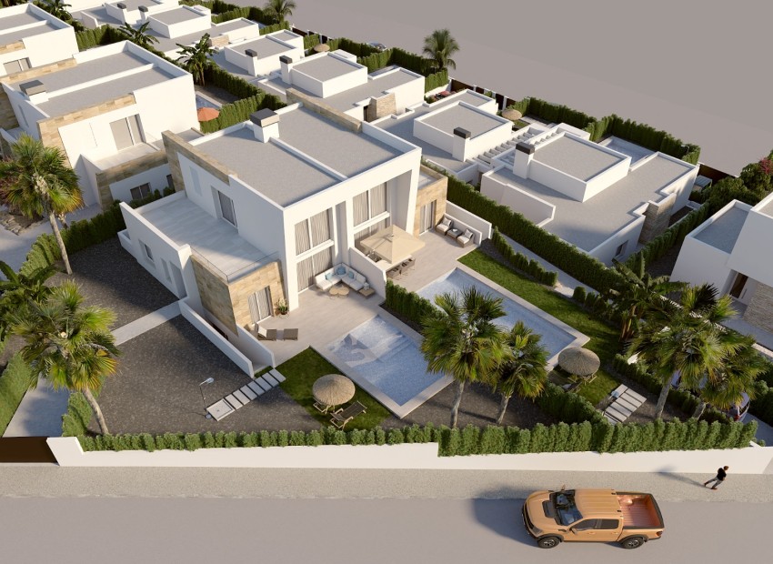 Nybyggnation - Halvfristående - Algorfa - La Finca Golf