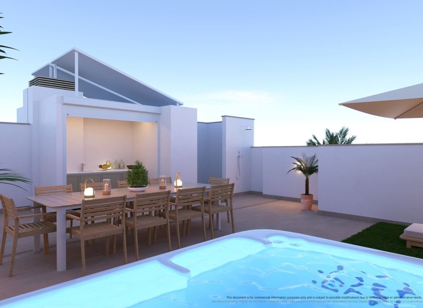 Nybyggnation - Högt bungalow - Torre de la Horadada