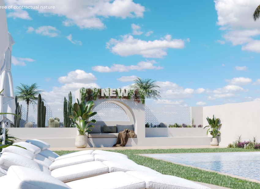 Nybyggnation - Låg bungalow - Ciudad Quesada