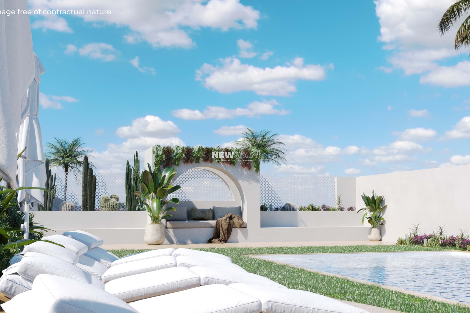 Nybyggnation - Låg bungalow - Ciudad Quesada
