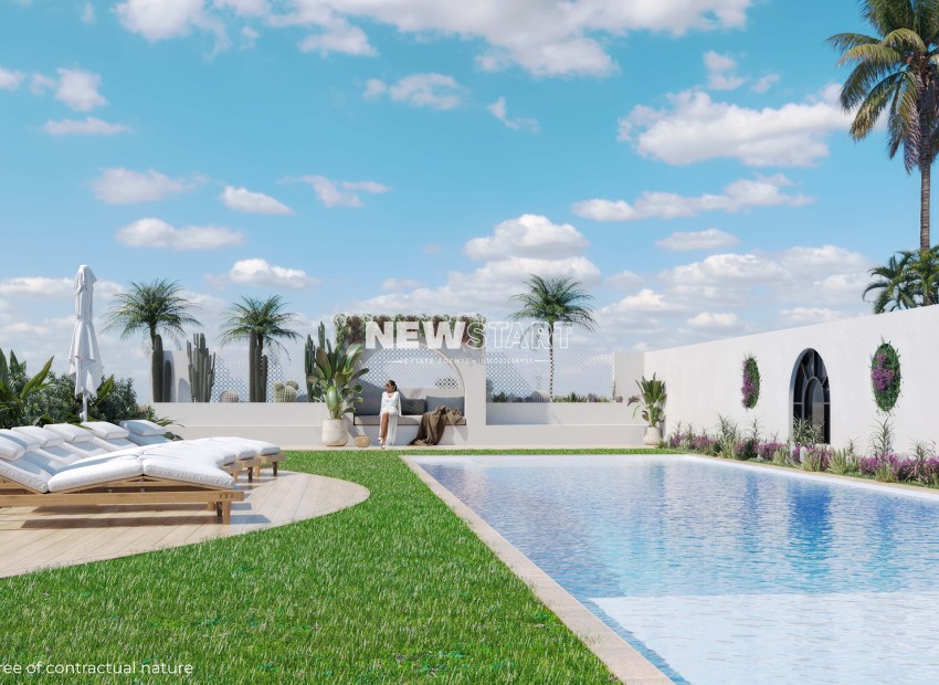 Nybyggnation - Låg bungalow - Ciudad Quesada