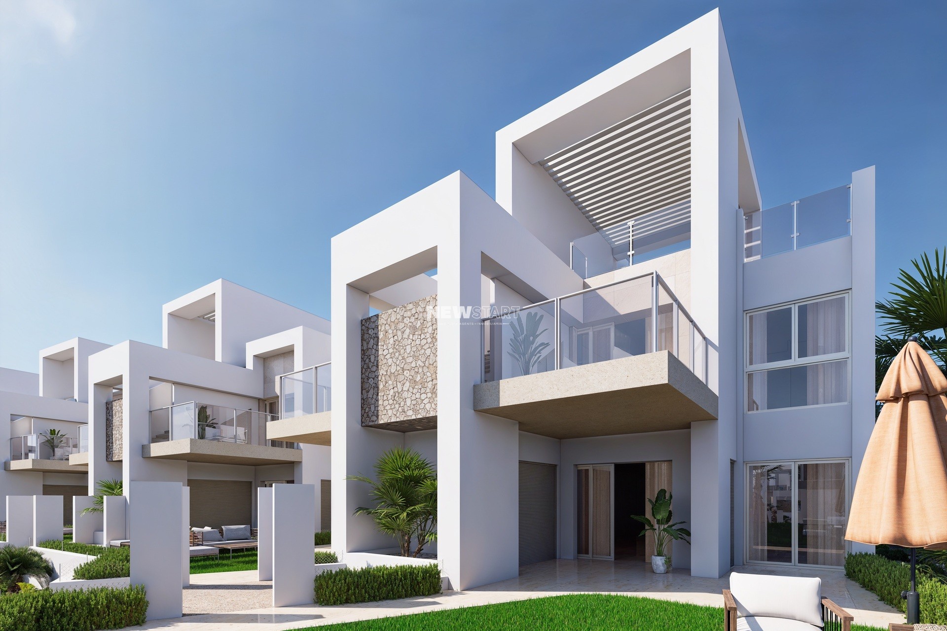 Nybyggnation - Låg bungalow - Ciudad Quesada