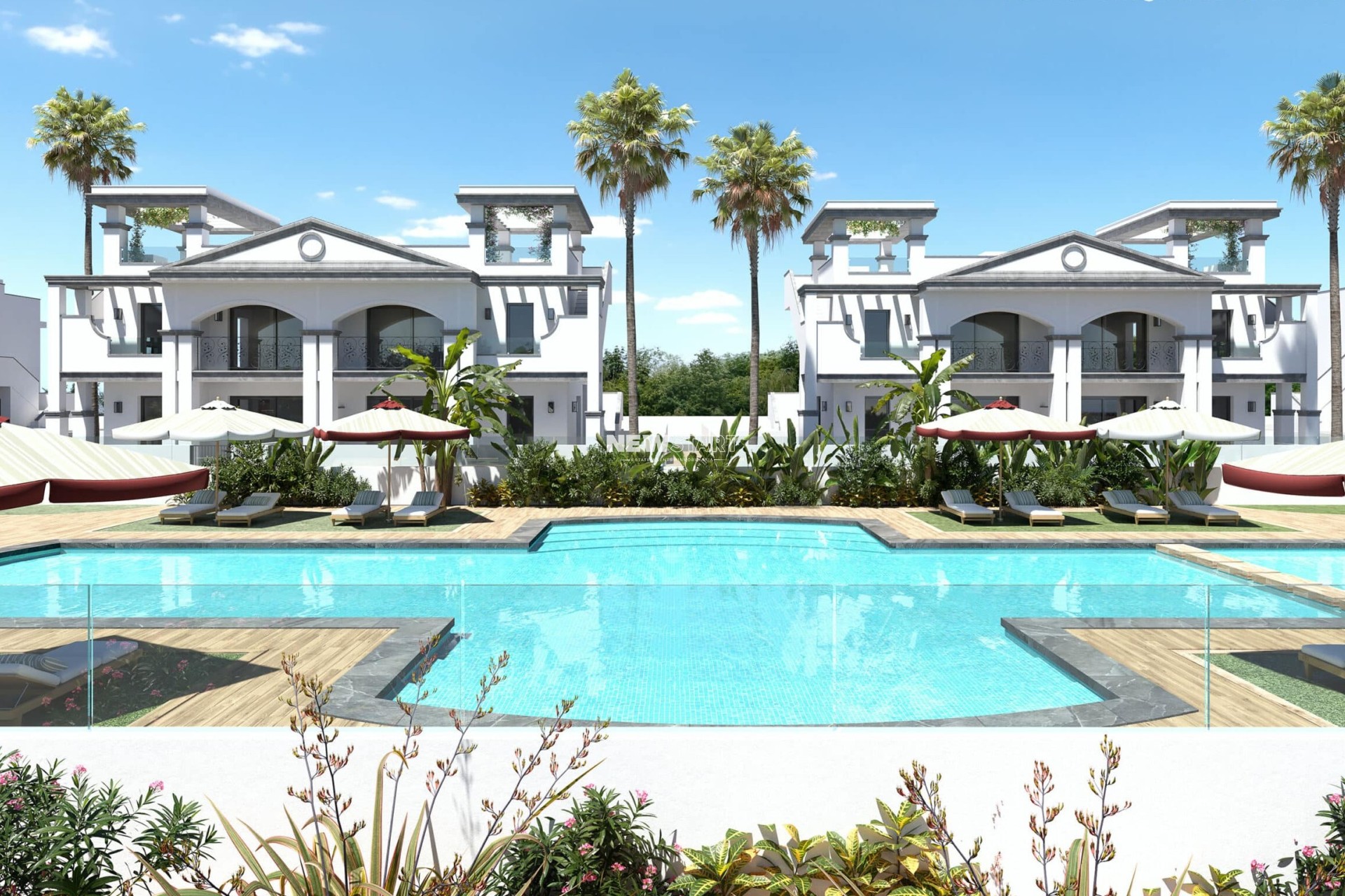 Nybyggnation - Låg bungalow - Ciudad Quesada