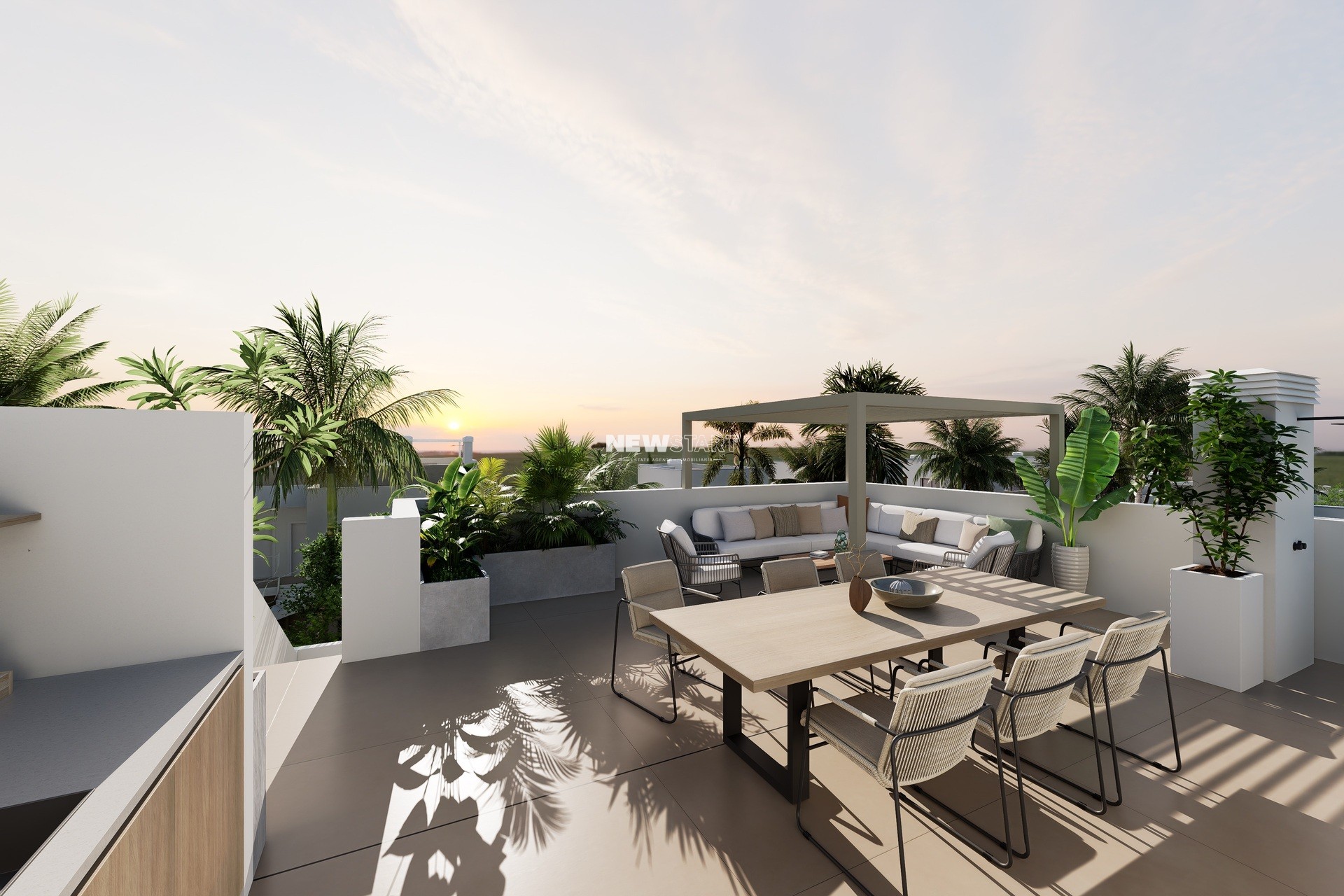 Nybyggnation - Låg bungalow - Los Alcázares