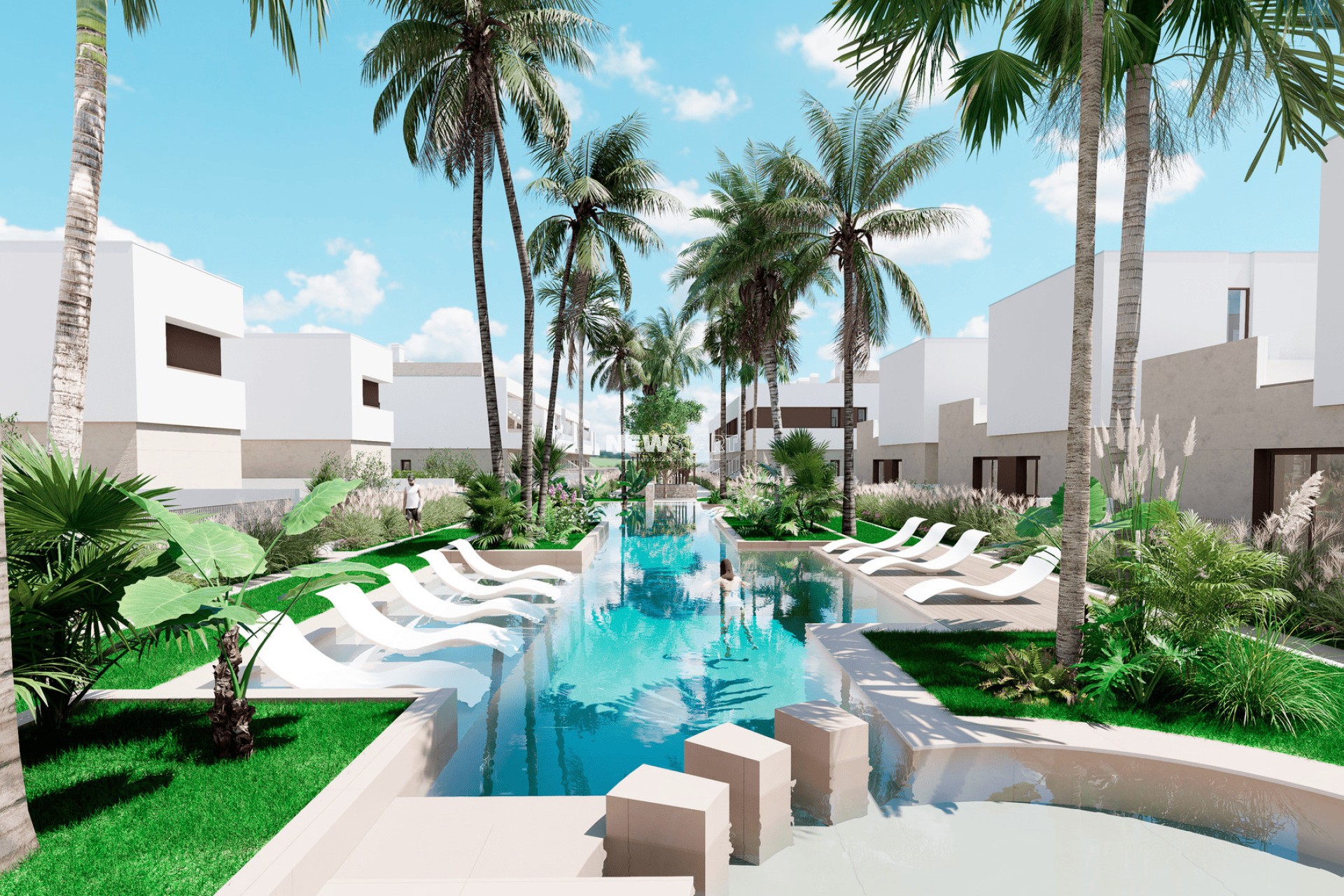 Nybyggnation - Låg bungalow - Los Alcázares