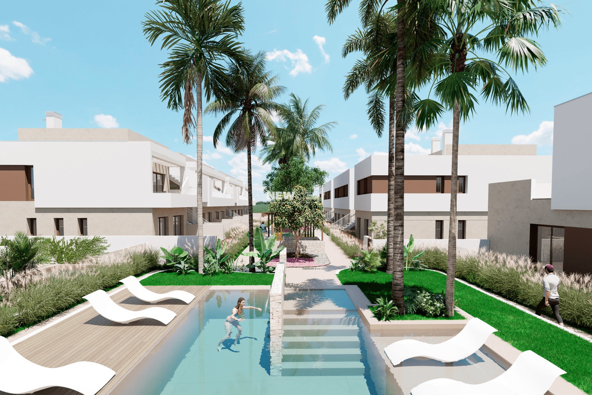 Nybyggnation - Låg bungalow - Los Alcázares