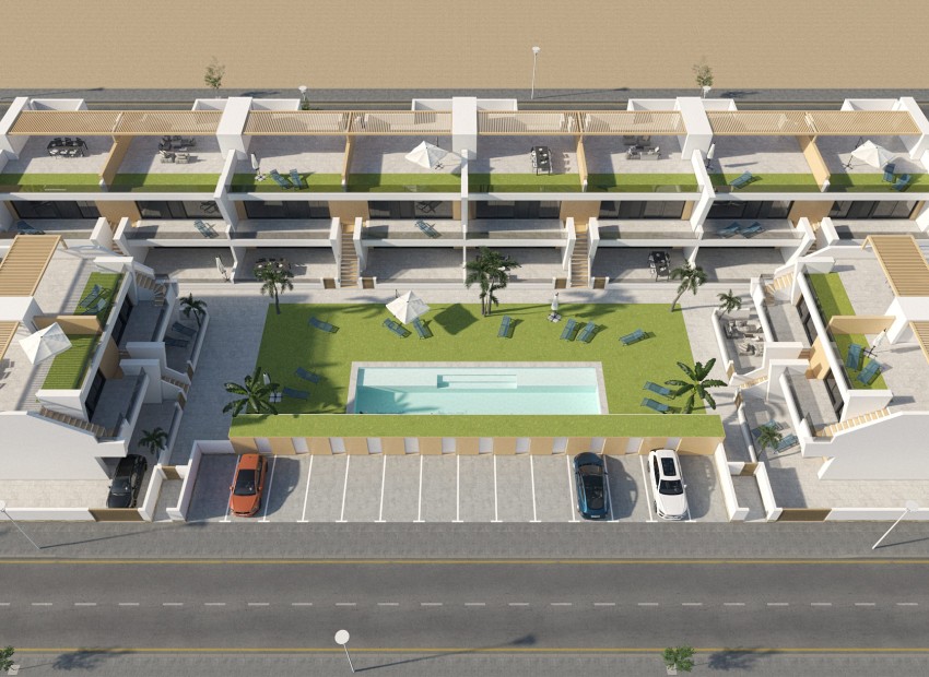Nybyggnation - Låg bungalow - San Pedro del Pinatar