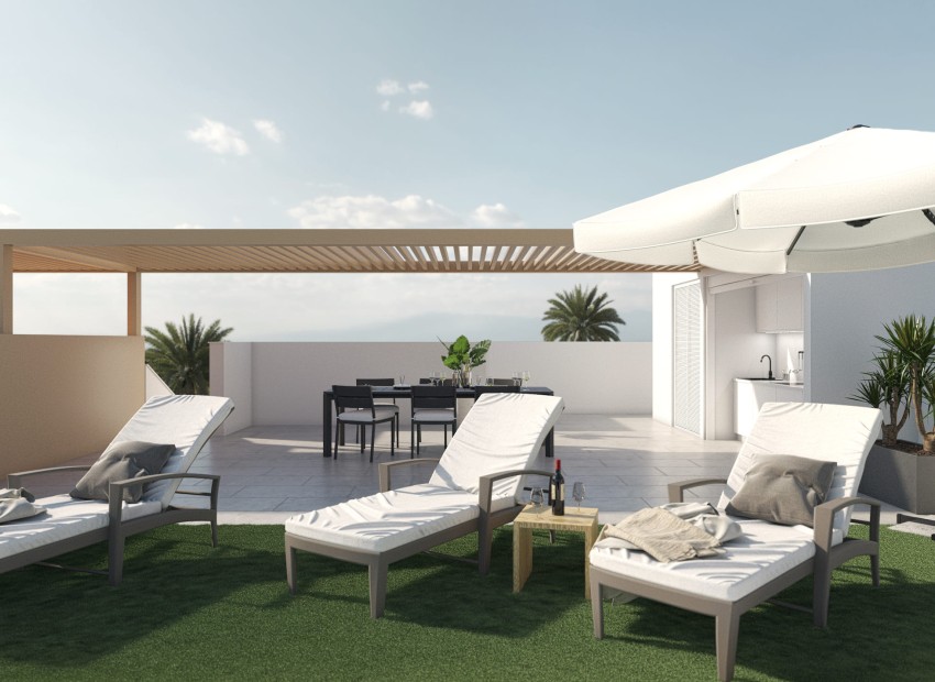 Nybyggnation - Låg bungalow - San Pedro del Pinatar
