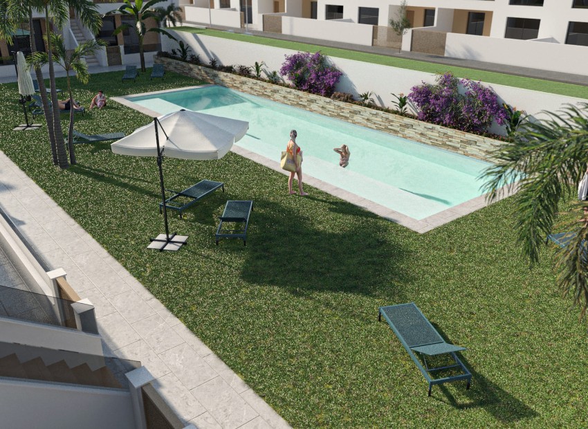 Nybyggnation - Låg bungalow - San Pedro del Pinatar