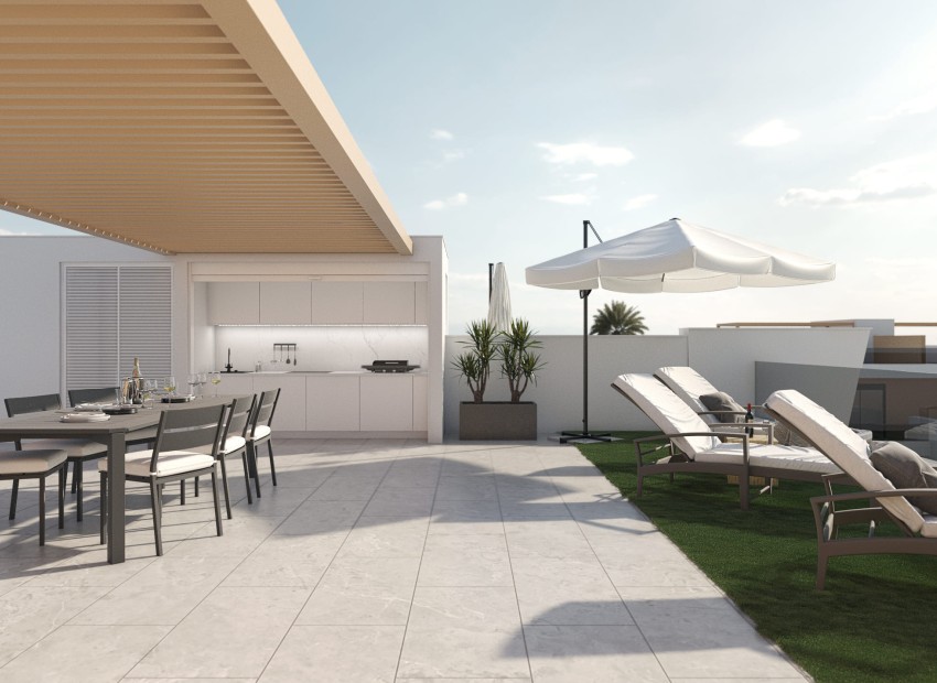 Nybyggnation - Låg bungalow - San Pedro del Pinatar