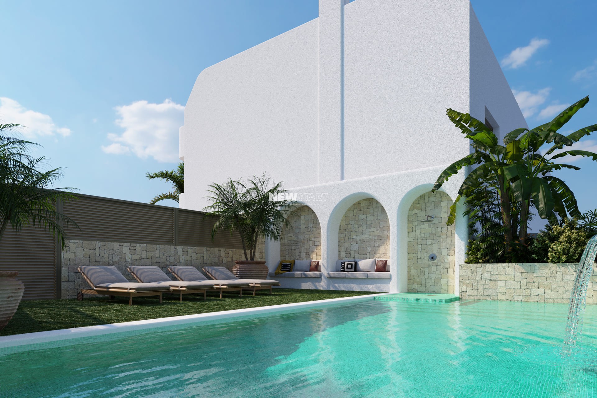 Nybyggnation - Låg bungalow - San Pedro del Pinatar