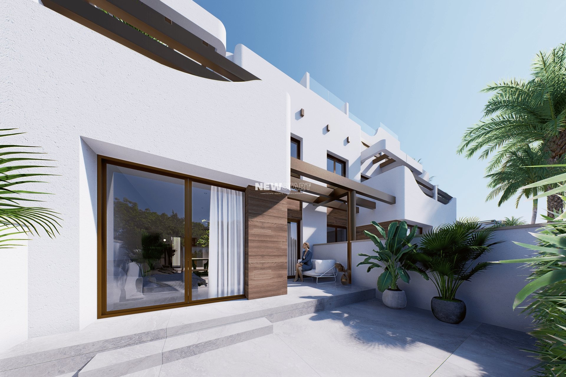 Nybyggnation - Låg bungalow - Torre de la Horadada