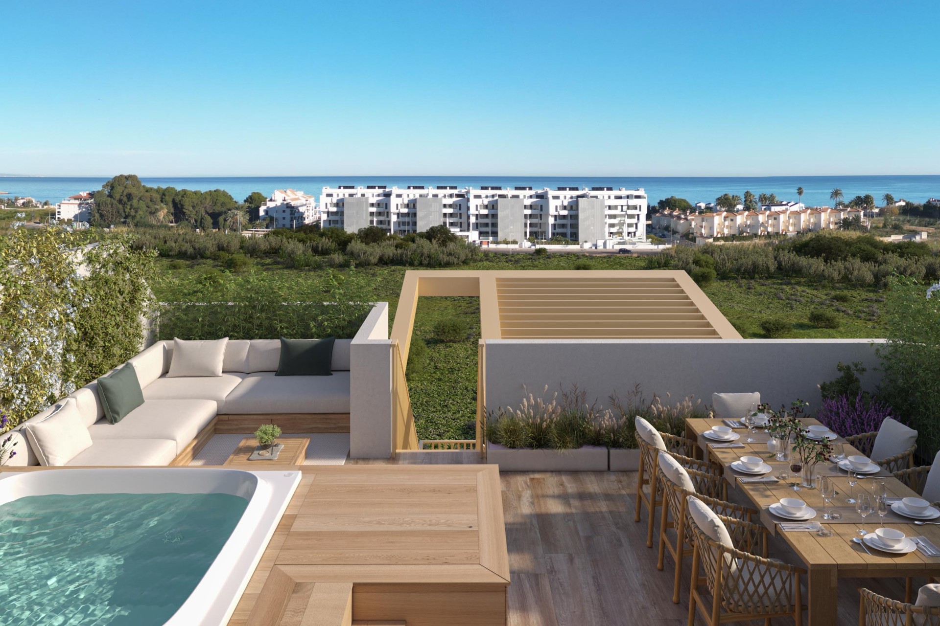 Nybyggnation - Terrasserad - El Verger
