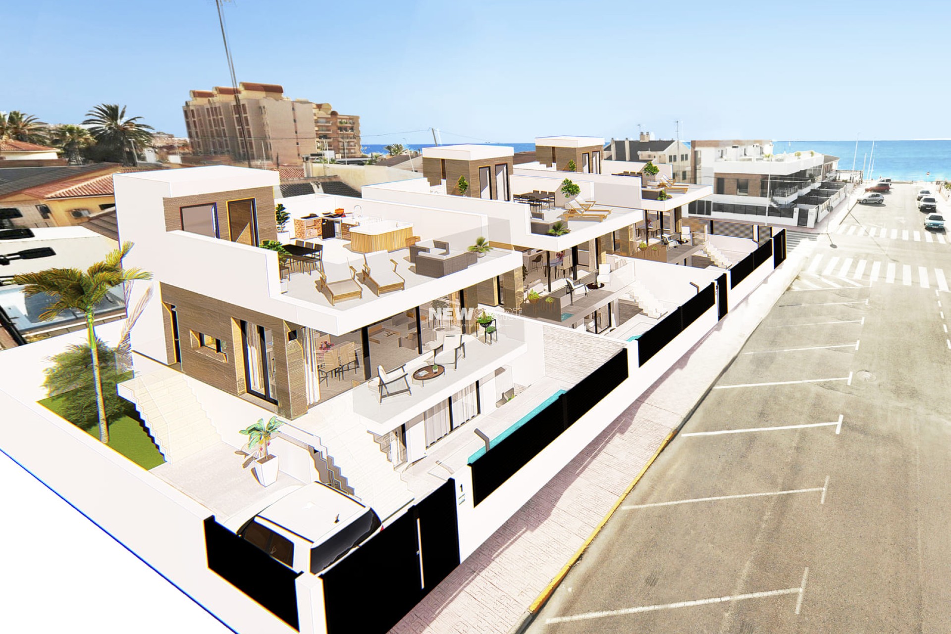 Nybyggnation - Terrasserad - La Mata