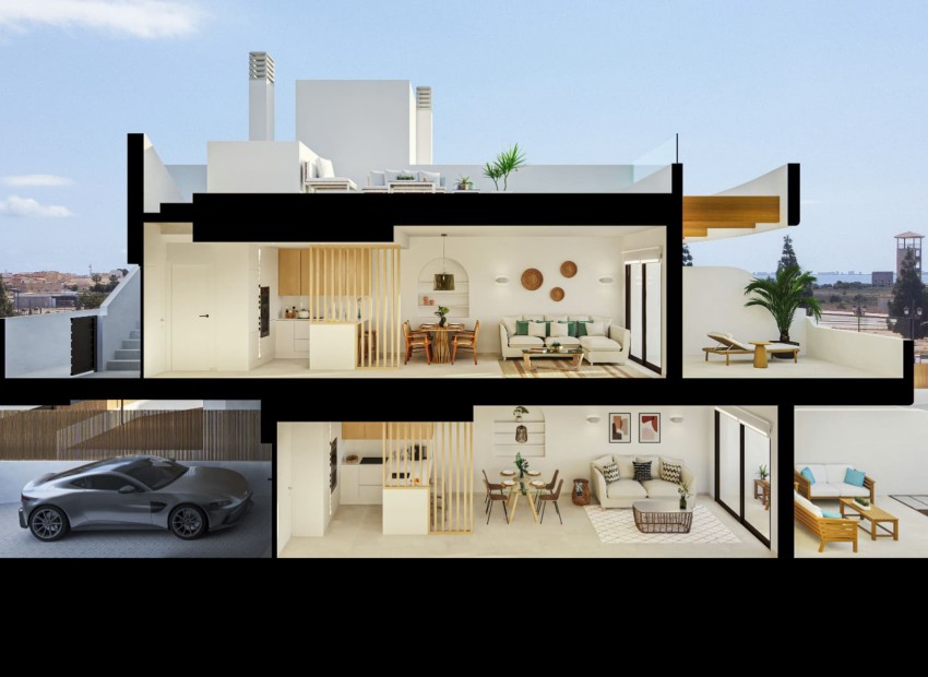 Obra nueva - Bungalow alto - Los Alcázares
