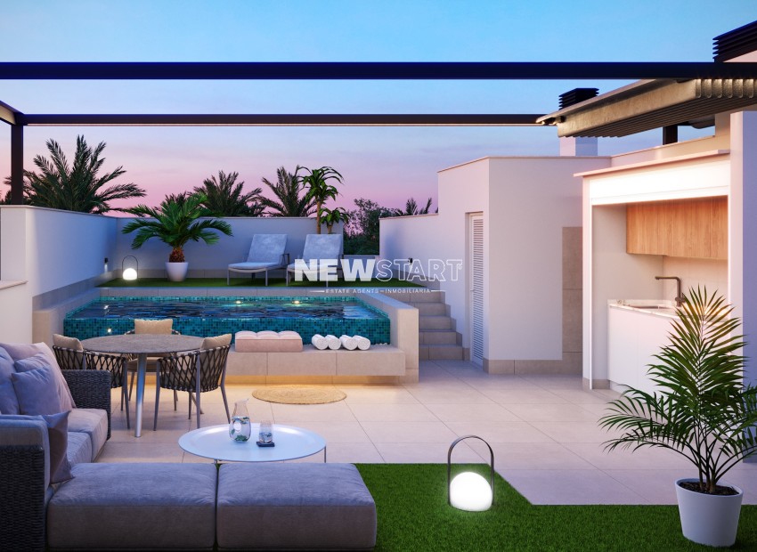 Obra nueva - Bungalow alto - Pilar de la Horadada