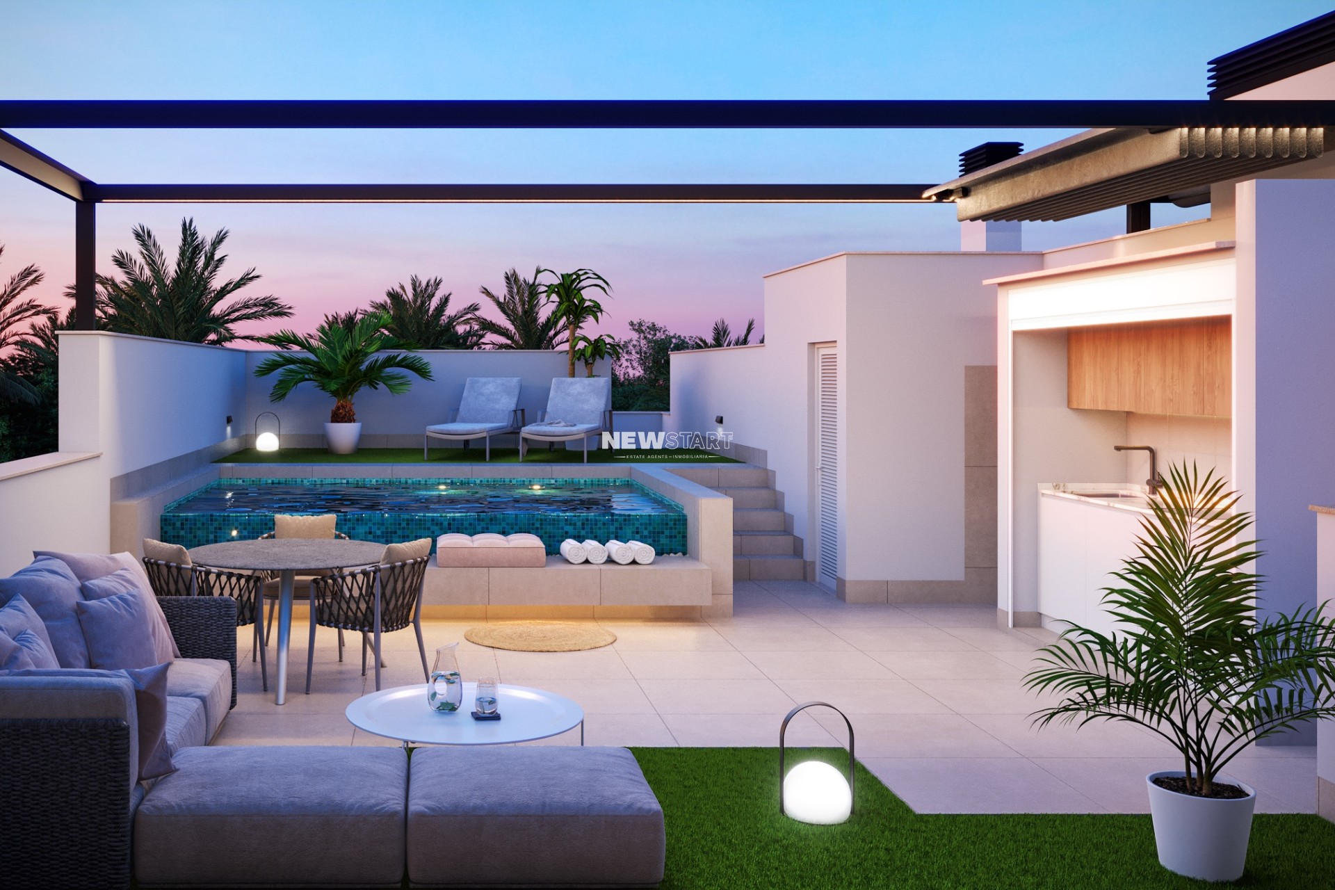 Obra nueva - Bungalow alto - Pilar de la Horadada
